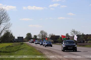 Автомотопробег &laquo;Память-2023. Без срока давности&raquo; состоялся в Пинском районе